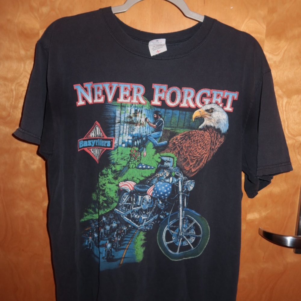 vintage black t shirt